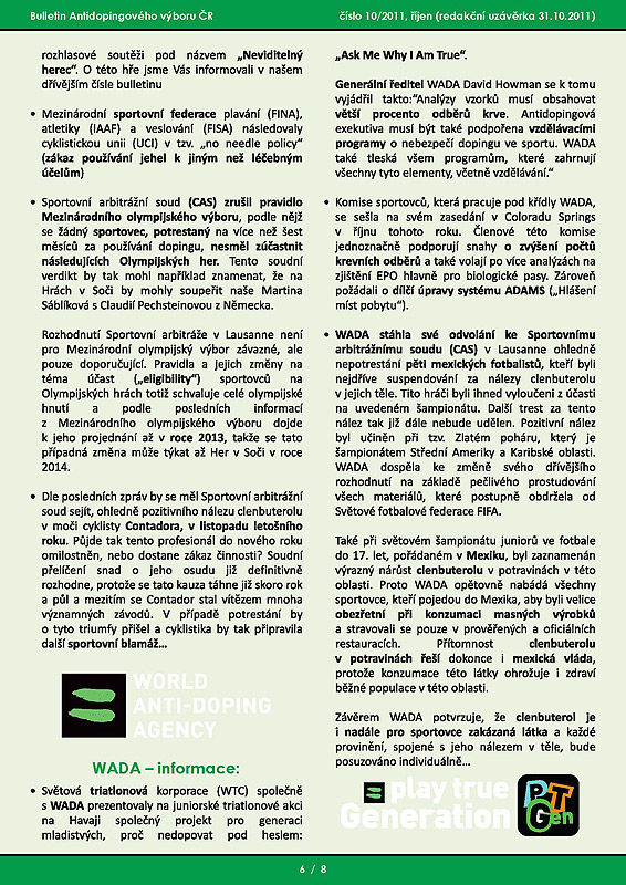 ��jnov� ��slo informa�n�ho bulletinu ADV �R