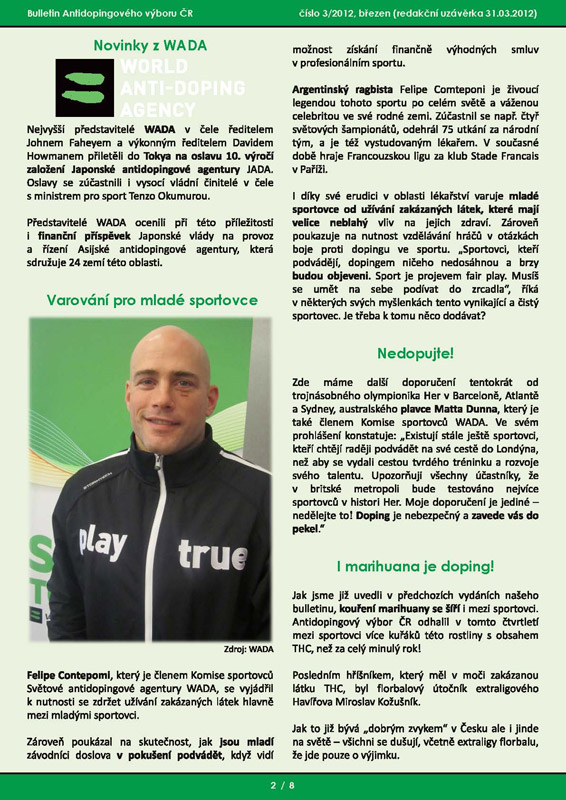B�eznov� ��slo informa�n�ho bulletinu ADV �R
