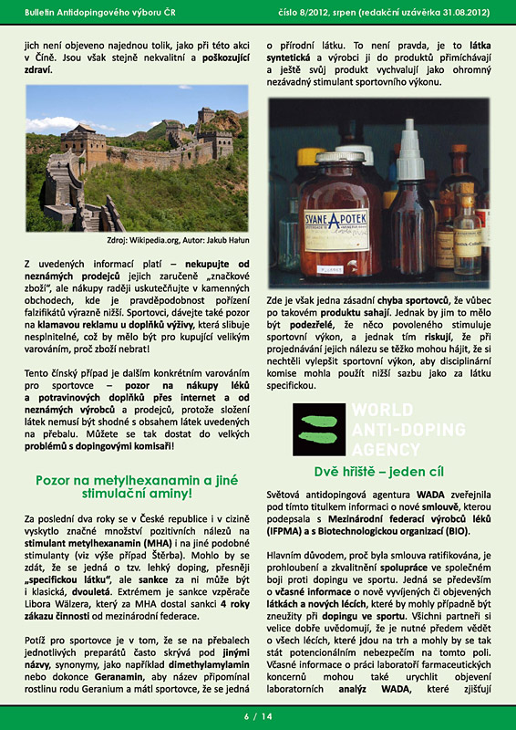 Srpnov� ��slo informa�n�ho bulletinu ADV �R