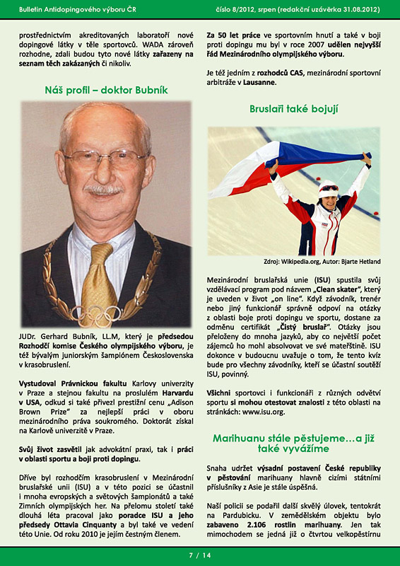 Srpnov� ��slo informa�n�ho bulletinu ADV �R