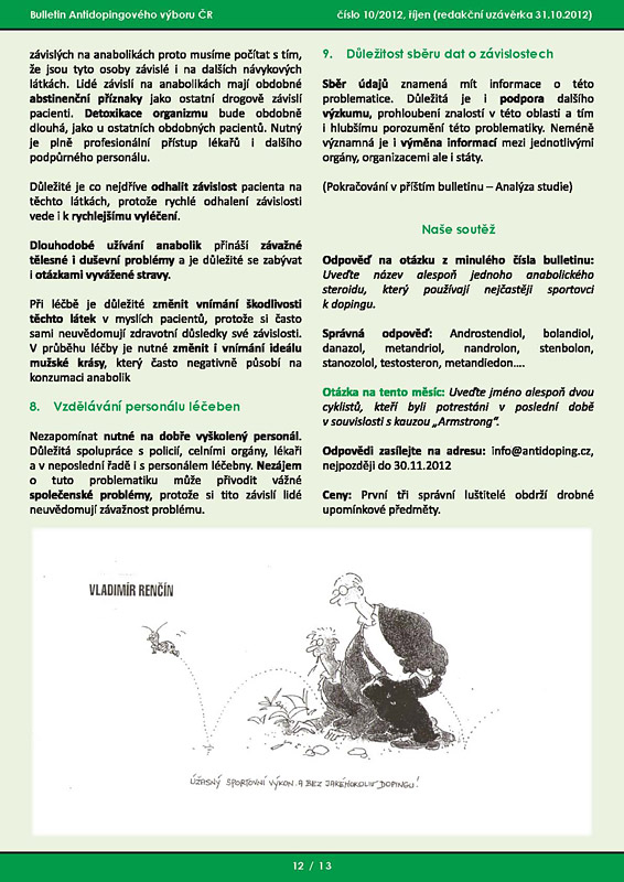 ��jnov� ��slo informa�n�ho bulletinu ADV �R
