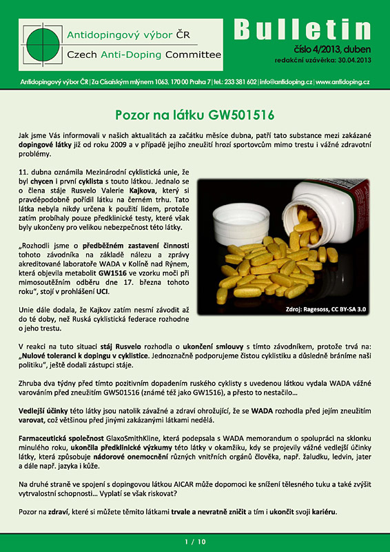 Dubnov� ��slo informa�n�ho bulletinu ADV �R
