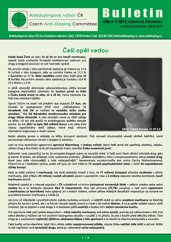 Pr�zdninov� ��slo informa�n�ho bulletinu ADV �R