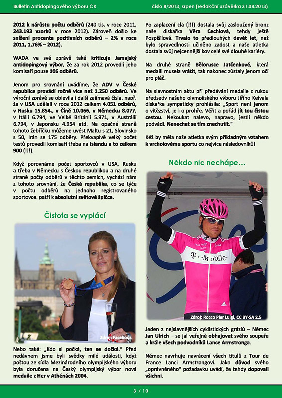 Srpnov� ��slo informa�n�ho bulletinu ADV �R