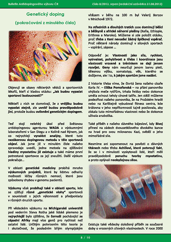 Srpnov� ��slo informa�n�ho bulletinu ADV �R