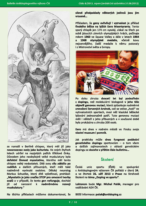 Srpnov� ��slo informa�n�ho bulletinu ADV �R