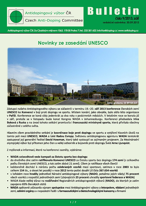 Z��ijov� ��slo informa�n�ho bulletinu ADV �R