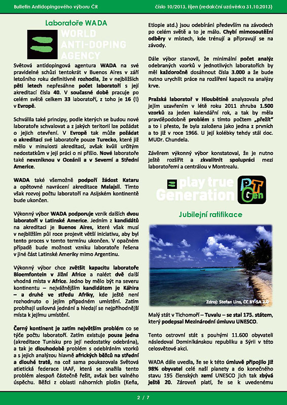 ��jnov� ��slo informa�n�ho bulletinu ADV �R