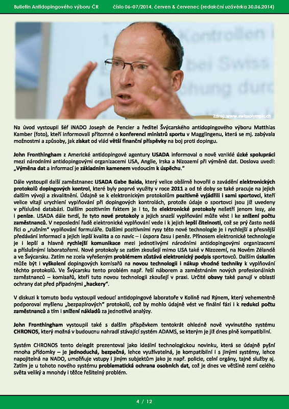 Pr�zdninov� dvoj��slo informa�n�ho bulletinu ADV �R