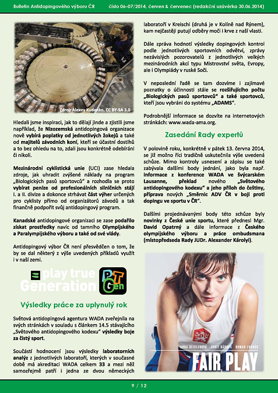Pr�zdninov� dvoj��slo informa�n�ho bulletinu ADV �R