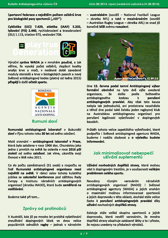 Srpnov� ��slo informa�n�ho bulletinu ADV �R