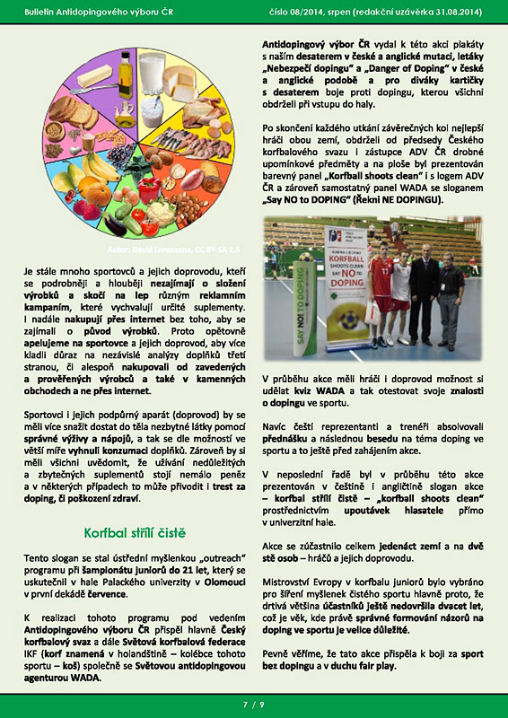 Srpnov� ��slo informa�n�ho bulletinu ADV �R