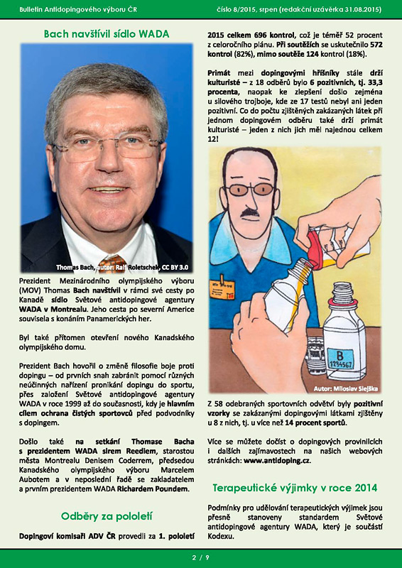 Srpnov� ��slo informa�n�ho bulletinu ADV �R