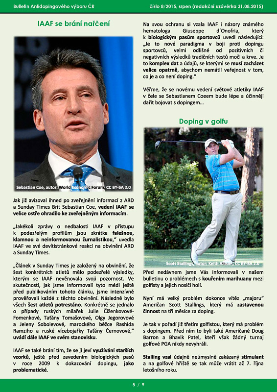 Srpnov� ��slo informa�n�ho bulletinu ADV �R