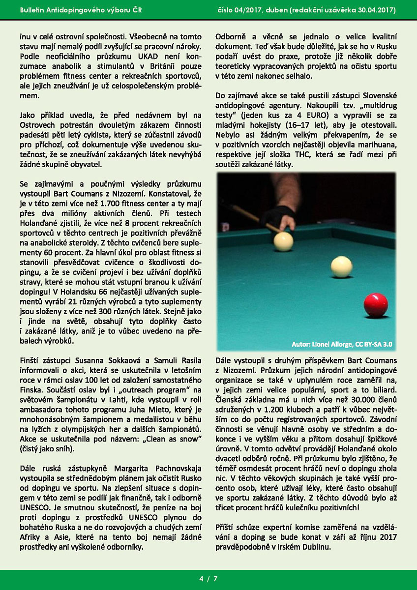 Dubnov� ��slo informa�n�ho bulletinu ADV �R
