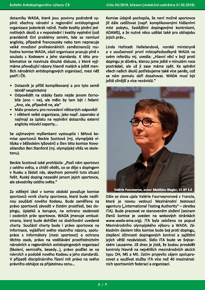 B�eznov� ��slo informa�n�ho bulletinu
