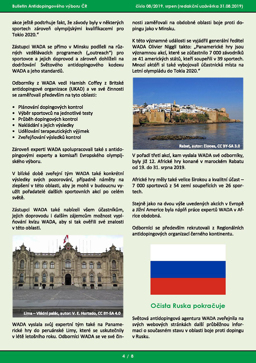 Srpnov� ��slo informa�n�ho bulletinu