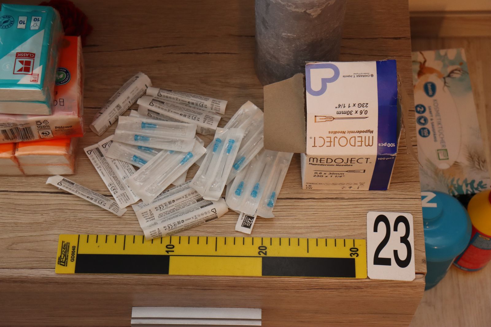 N�kter� z l�tek zadr�en�ch p�i prohl�dk�ch (foto: Policie �R) 