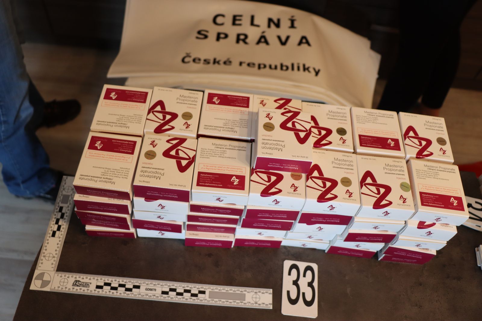 N�kter� z l�tek zadr�en�ch p�i prohl�dk�ch (foto: Policie �R) 
