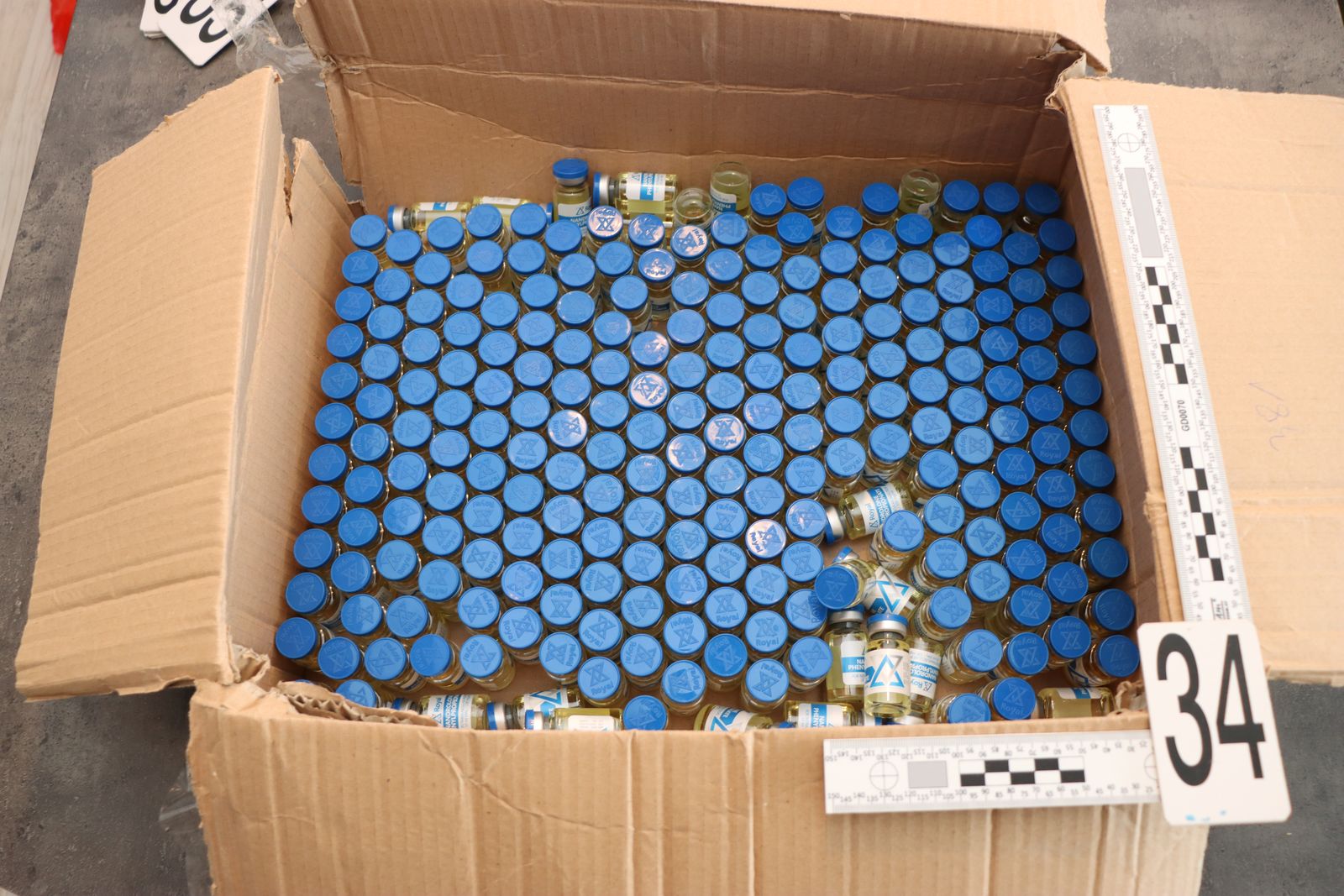 N�kter� z l�tek zadr�en�ch p�i prohl�dk�ch (foto: Policie �R) 
