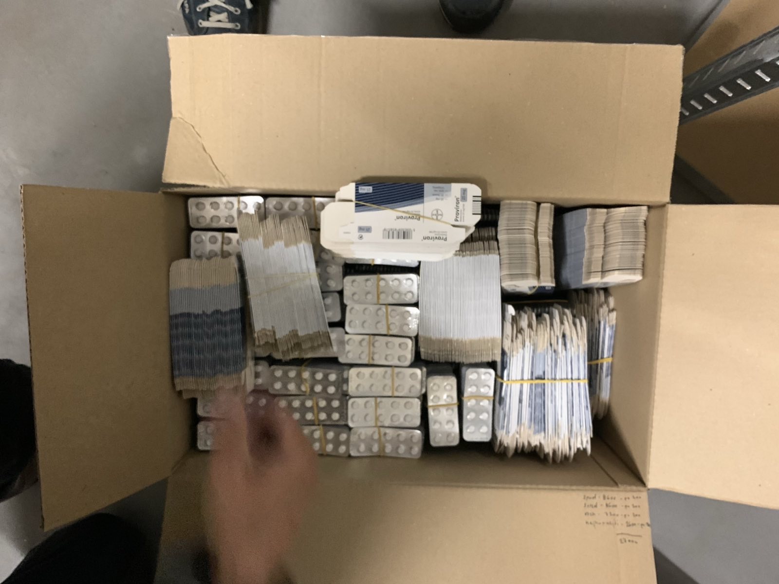 N�kter� z l�tek zadr�en�ch p�i prohl�dk�ch (foto: Policie �R) 